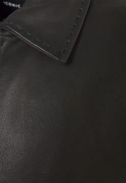 BOSS MACX - Chaqueta De Cuero - Dark Grey, Hombre -Outlet BOSS Tienda 847d9441242b4d428fc6dfeb25abc06a