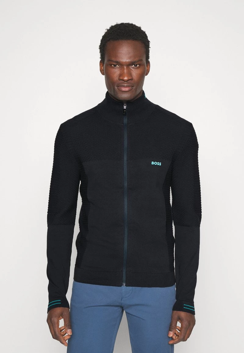 BOSS ZODIR - Sudadera Con Cremallera - Dark Blue, Hombre 1 BOSS ZODIR - Sudadera Con Cremallera - Dark Blue, Hombre
