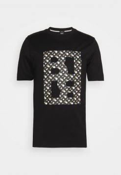 BOSS TESSLER - Camiseta Estampada - Black, Hombre -Outlet BOSS Tienda 87b4bac810f1423b81458cfa5986eecc