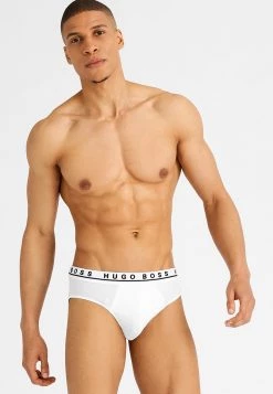 BOSS 3 PACK - COTTON STRETCH MINI 3P BM - Braguitas - White/grey/black, Hombre