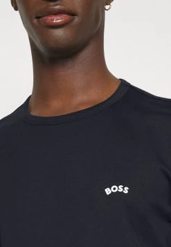 BOSS TEE CURVED - Camiseta Básica - Dark Blue, Hombre -Outlet BOSS Tienda 8af6657c176c4aea93aa198956b0d29b