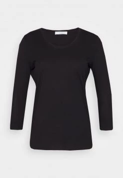 BOSS ECIRASA - Camiseta De Manga Larga - Black, Mujer -Outlet BOSS Tienda 8d44cf78d25e431fb47f4d3f1854c740
