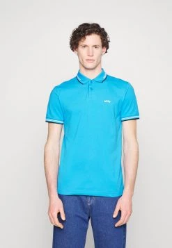 BOSS PAUL CURVED - Polo - Open Blue, Hombre