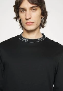 BOSS TALLEY - Camiseta De Manga Larga - Black, Hombre -Outlet BOSS Tienda 927a969206784b6380fd519b8ba2bf6e