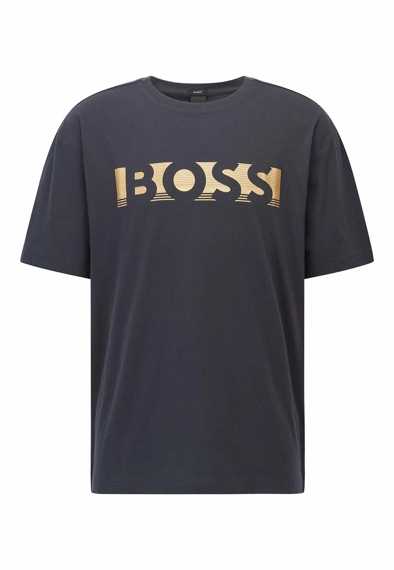 BOSS Camiseta Estampada - Dark Blue, Hombre 5 BOSS Camiseta Estampada - Dark Blue, Hombre - Imagen 5