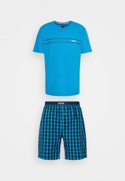 BOSS URBAN SHORT - Pijama - Bright Blue, Hombre