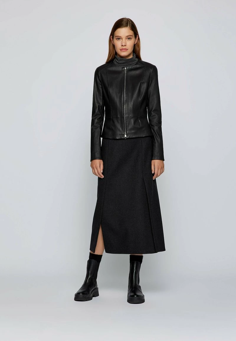 BOSS SANOA - Chaqueta De Cuero - Black, Mujer 2 BOSS SANOA - Chaqueta De Cuero - Black, Mujer - Imagen 2