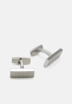 BOSS LOGO - Gemelos - Silver-coloured, Hombre -Outlet BOSS Tienda 9868f820925a4a98a2796281636bd073