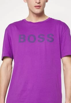 BOSS Camiseta Estampada - Bright Purple, Hombre -Outlet BOSS Tienda 98931ea7fa7f409f8f7a14e6a8928528
