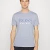 BOSS TEE - Camiseta Estampada - Open Blue, Hombre
