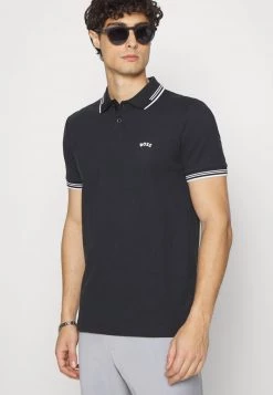 BOSS PAUL CURVED - Polo - Black, Hombre -Outlet BOSS Tienda 9c5f16d5c0294357abd92f0075422c55