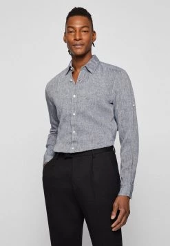 BOSS LUKAS - Camisa - Grey/blue, Hombre -Outlet BOSS Tienda 9d1d3f2ef19d448195190ebd56aa58d6