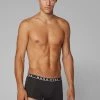 BOSS TRUNK 3 PACK - Culotte - Black, Hombre