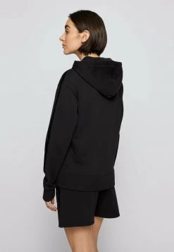 BOSS Sudadera Con Cremallera - Black, Mujer -Outlet BOSS Tienda 9d952468cc8945e58e627c53f0940617