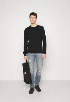 BOSS TOKKSLONG - Camiseta De Manga Larga - Black, Hombre -Outlet BOSS Tienda a0ce7cffbdb84ef5b9cdbf63cdba95ee