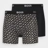 BOSS BOXER BRIEF PRINT 2 PACK - Culotte - Black, Hombre