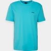 BOSS TEE - Camiseta Básica - Light Blue, Hombre