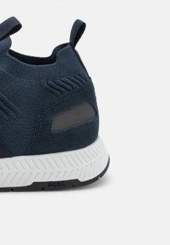 BOSS TITANIUM RUNN - Zapatillas - Dark Blue, Hombre -Outlet BOSS Tienda a8d4340ca76a476f8a5d656fc93639b6