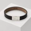 BOSS ESSENTIALS - Pulsera - Black/silver-coloured, Hombre