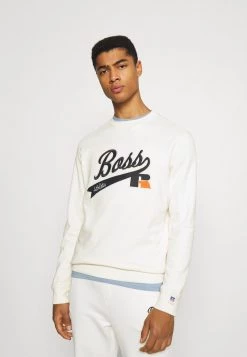 BOSS X RUSSELL ATHLETIC STEDMAN - Sudadera - Open White, Hombre