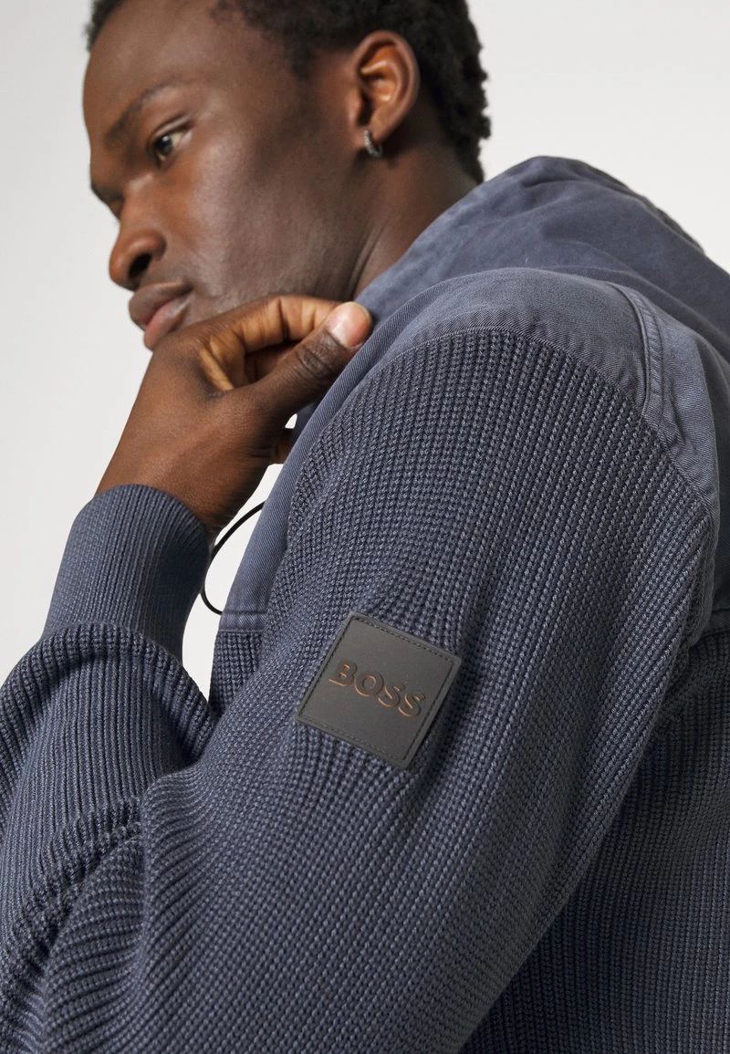 BOSS ALYBOMERS - Chaqueta De Punto - Dark Blue, Hombre 6 BOSS ALYBOMERS - Chaqueta De Punto - Dark Blue, Hombre - Imagen 6