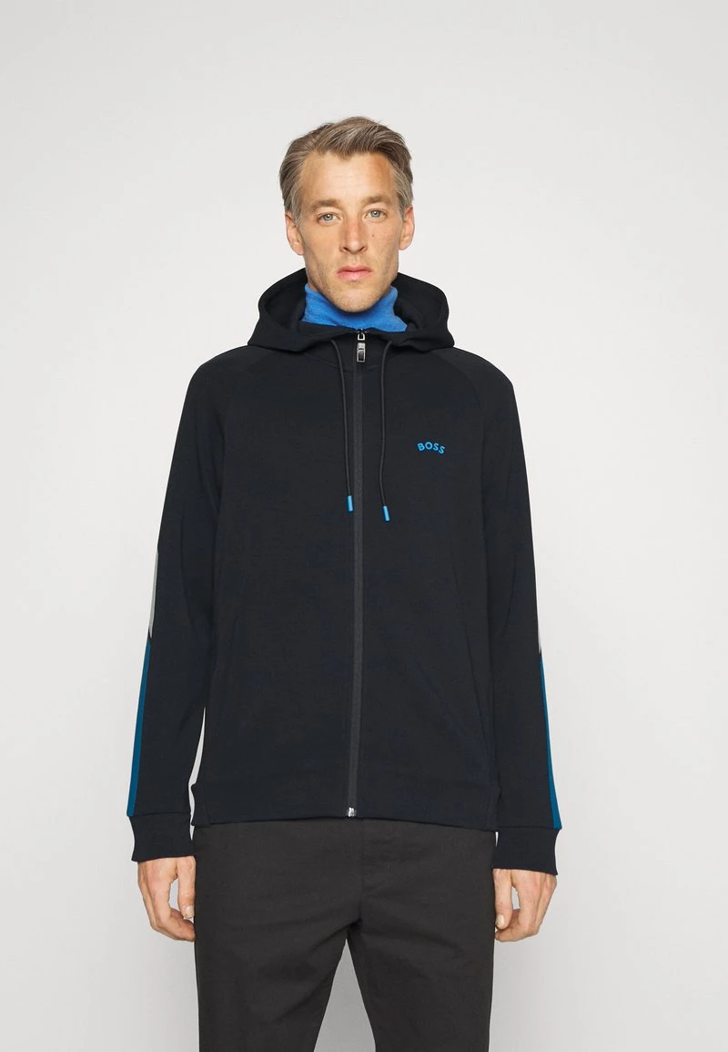 BOSS SAGGY - Sudadera Con Cremallera - Dark Blue, Hombre 4 BOSS SAGGY - Sudadera Con Cremallera - Dark Blue, Hombre - Imagen 4