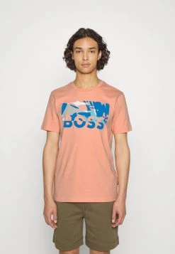 BOSS THINKING - Camiseta Estampada - Light/pastel Red, Hombre