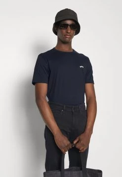 BOSS TEE CURVED - Camiseta Básica - Dark Blue, Hombre -Outlet BOSS Tienda b28e3eb9a64d43f59dcc4b907bce4c6f