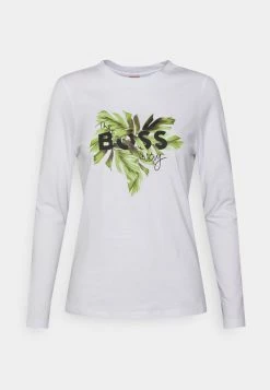 BOSS ELONG - Camiseta De Manga Larga - White, Mujer