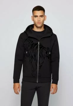 BOSS SELUX - Sudadera Con Cremallera - Black, Hombre