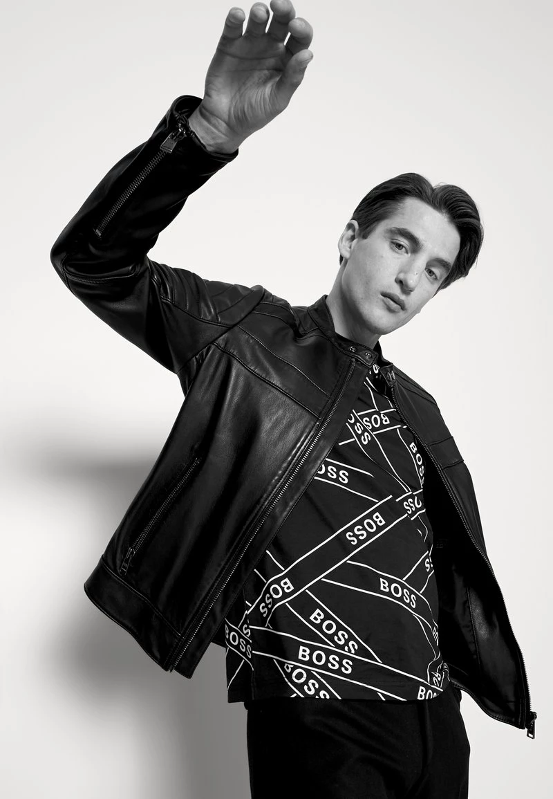 BOSS JUNOW - Chaqueta De Cuero - Black, Hombre 4 BOSS JUNOW - Chaqueta De Cuero - Black, Hombre - Imagen 4