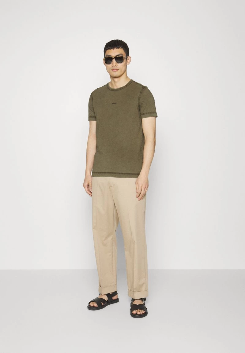 BOSS TOKKS - Camiseta Básica - Dark Green, Hombre 2 BOSS TOKKS - Camiseta Básica - Dark Green, Hombre - Imagen 2