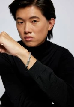 BOSS Pulsera - Silver, Hombre