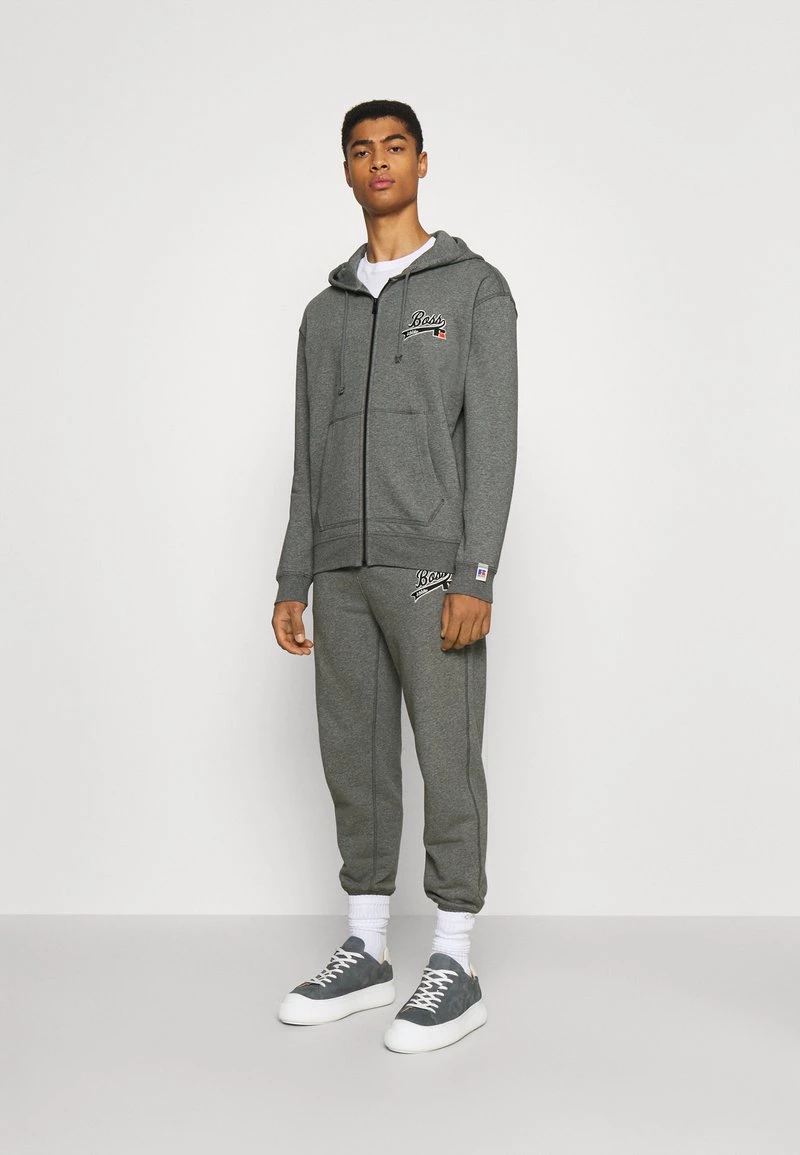 BOSS SANYO - Sudadera Con Cremallera - Medium Grey, Hombre 2 BOSS SANYO - Sudadera Con Cremallera - Medium Grey, Hombre - Imagen 2