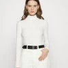 BOSS ENELLI - Camiseta De Manga Larga - Open White, Mujer