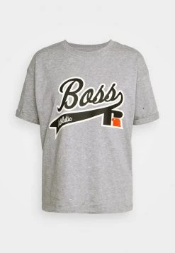 BOSS EVARSY - Camiseta Estampada - Grey, Mujer -Outlet BOSS Tienda b9cd796c92454d3fb041689f68d17760