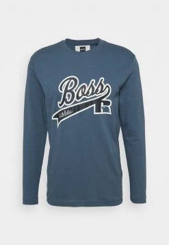 BOSS X RUSSELL ATHLETIC - Camiseta De Manga Larga - Bright Blue, Hombre -Outlet BOSS Tienda bca08e9f071049158f1addb62397f1a9