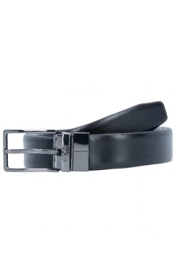 BOSS ONEL GÜRTEL LEDER - Cinturón - Black, Hombre