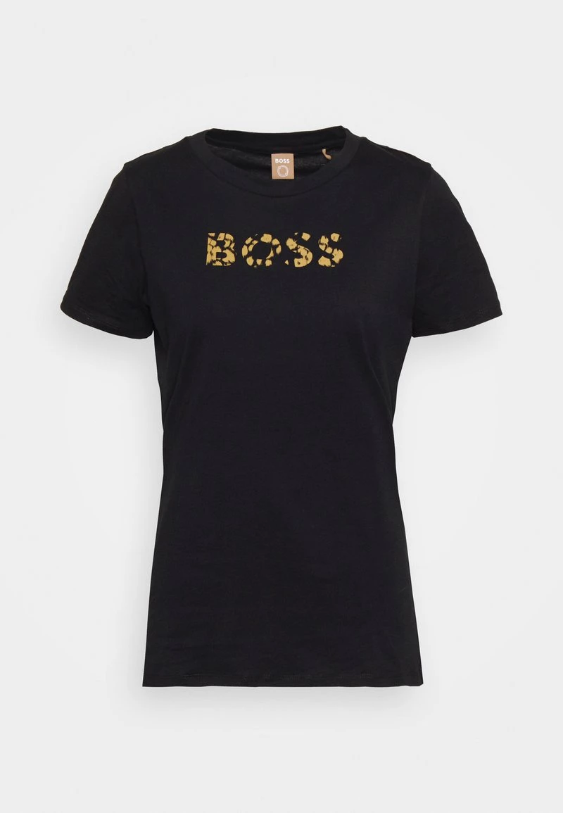 BOSS ELOGO - Camiseta Estampada - Charcoal, Mujer 5 BOSS ELOGO - Camiseta Estampada - Charcoal, Mujer - Imagen 5