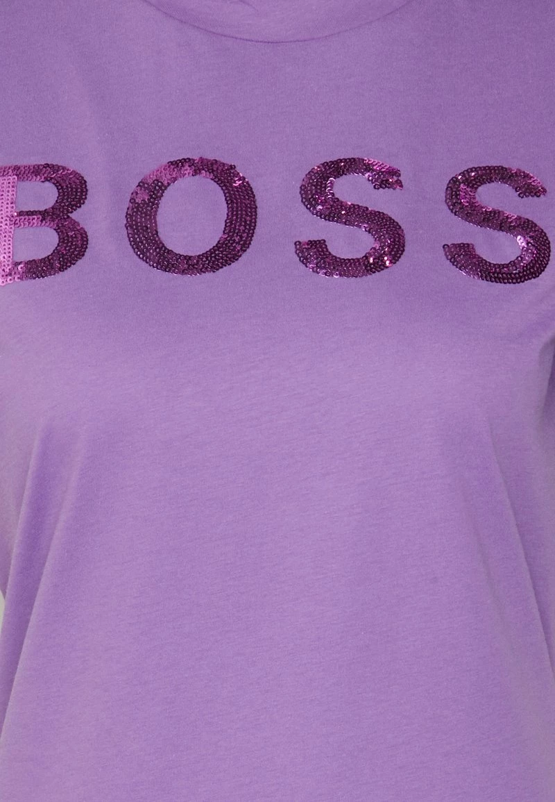 BOSS ELOGO - Camiseta Estampada - Open Purple, Mujer 3 BOSS ELOGO - Camiseta Estampada - Open Purple, Mujer - Imagen 3