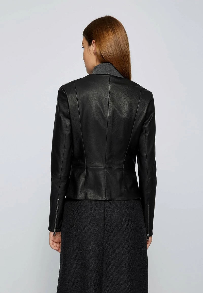 BOSS SANOA - Chaqueta De Cuero - Black, Mujer 3 BOSS SANOA - Chaqueta De Cuero - Black, Mujer - Imagen 3