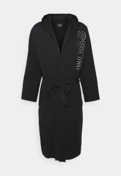 BOSS IDENTITY HOODED ROBE - Albornoz - Black, Hombre -Outlet BOSS Tienda c3f359bcde924f738b95d858c826482b