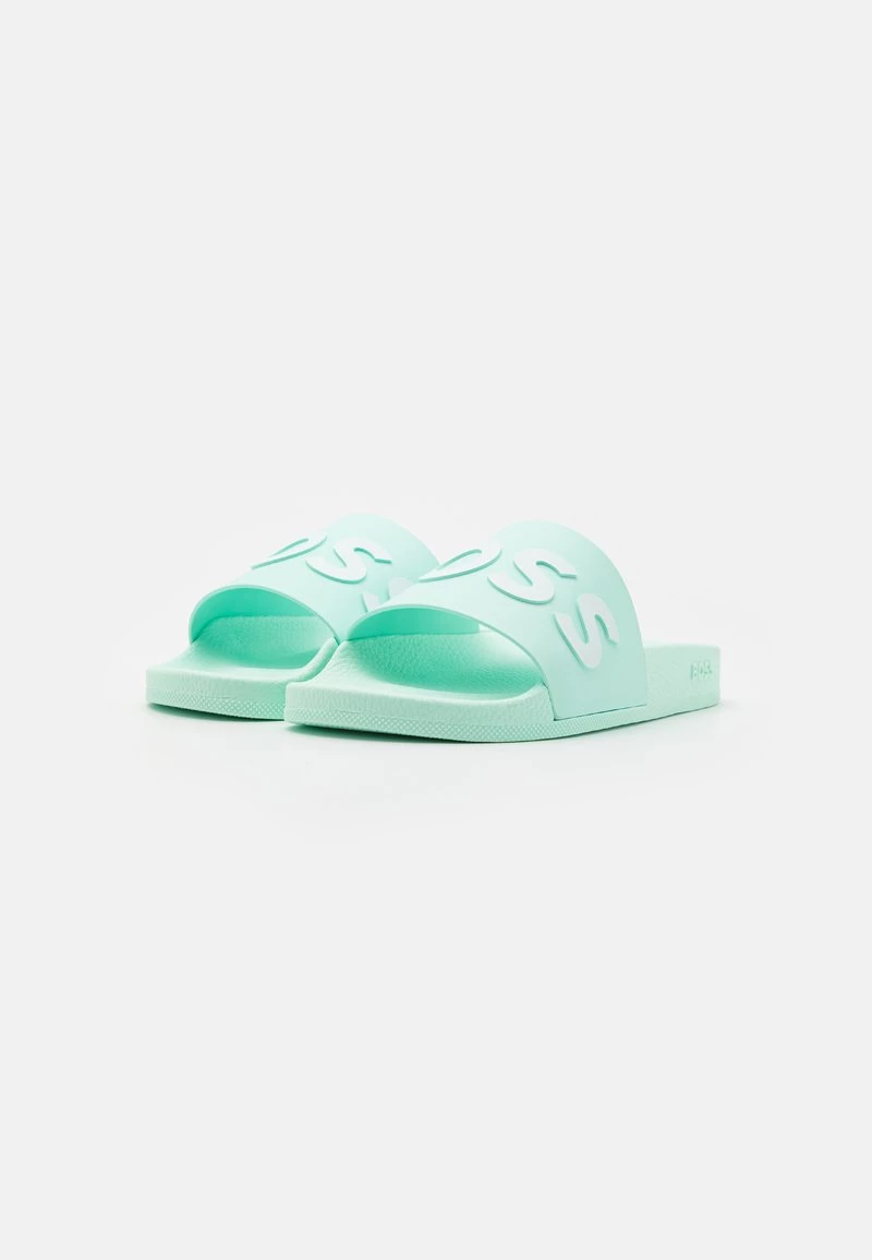 BOSS BAY IT SLID UNISEX - Chanclas De Baño - Turquoise/aqua, Unisexo 2 BOSS BAY IT SLID UNISEX - Chanclas De Baño - Turquoise/aqua, Unisexo - Imagen 2