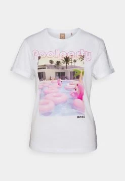 BOSS SUMMER - Camiseta Estampada - Open White, Mujer 12 BOSS SUMMER - Camiseta Estampada - Open White, Mujer -Outlet BOSS Tienda c6f8f4d0b65b446bae5cf65a04da31b5
