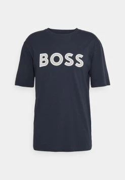 BOSS TEEOS - Camiseta Estampada - Dark Blue, Hombre -Outlet BOSS Tienda c73bfd04ab6542289cdf036b6b091aa3