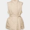 BOSS PALULA - Chaleco - Light Beige, Mujer