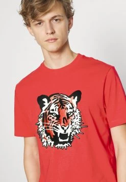 BOSS TIBURT - Camiseta Estampada - Bright Red, Hombre -Outlet BOSS Tienda cacf5f5bbc0a400f971bda5900b9939b