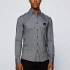 BOSS MABSOOT - Camisa - Black, Hombre
