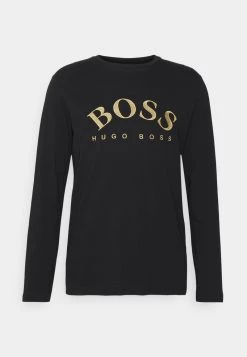 BOSS TOGN - Camiseta De Manga Larga - Black/gold, Hombre
