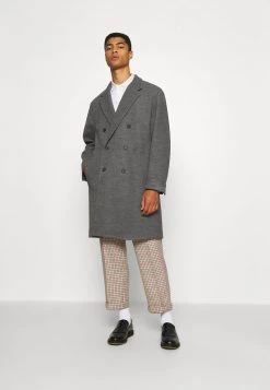 BOSS X RUSSELL ATHLETIC DANDOS - Abrigo Clásico - Medium Grey, Hombre